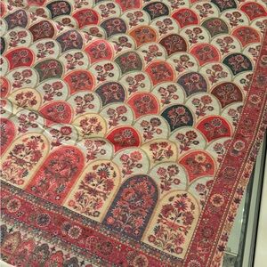 Pashmina Kani Shawl with Zari Border